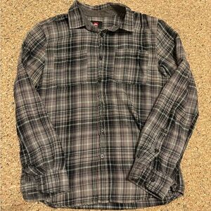 Quiksilver Plaid Button Down shirt mens